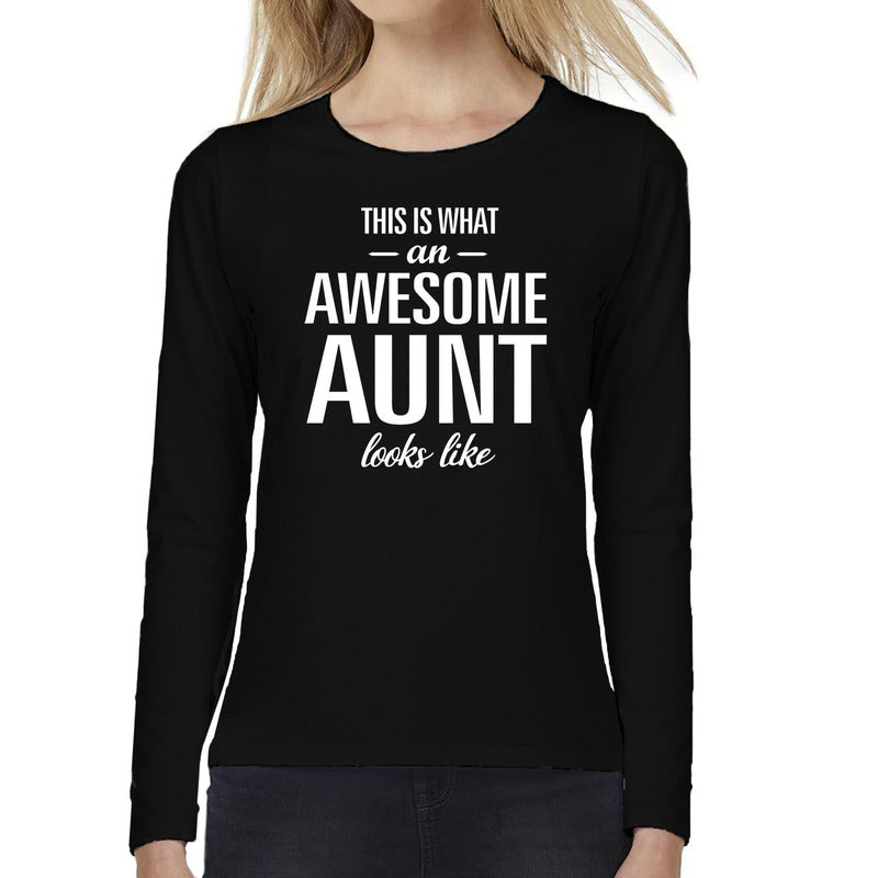 awesome-aunt--tante-cadeau-tshirt-long-sleeves-dames_10196356