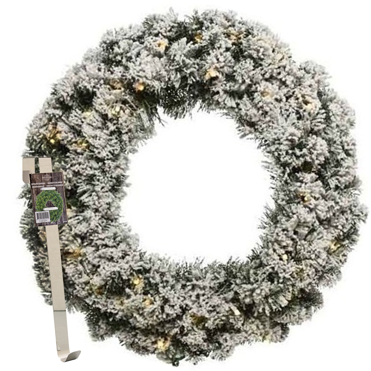 kerstkrans-60-cm-groen-met-led-besneeuwd-met-messing-zilveren-hanger-ophanghaak_10403357