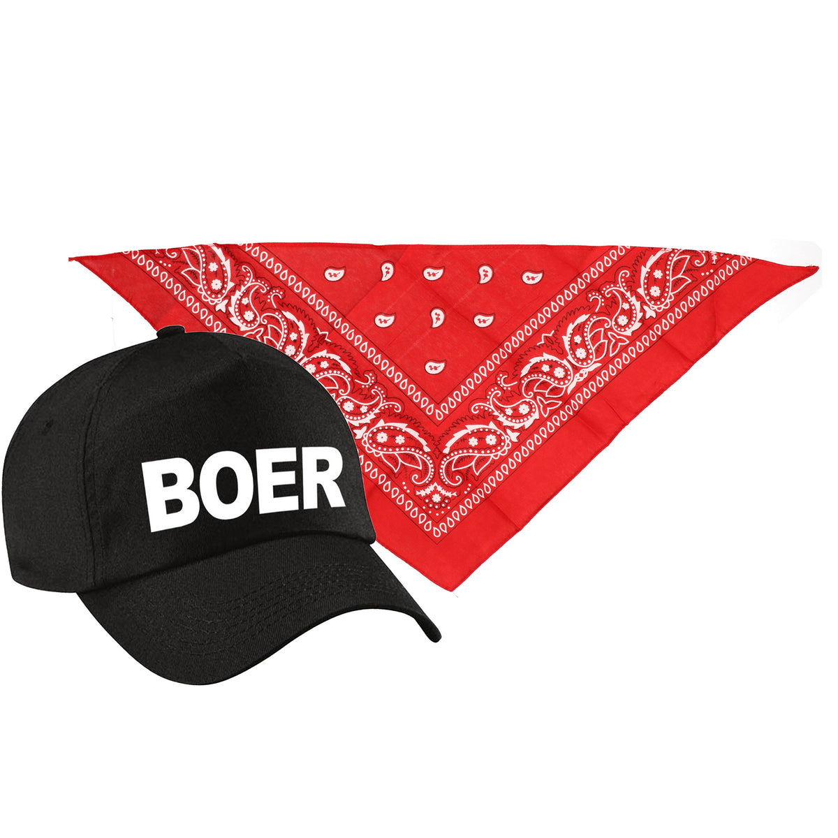 boer-verkleed-pet-zwart-met-rode-hals-zakdoek-volwassenen_10358360