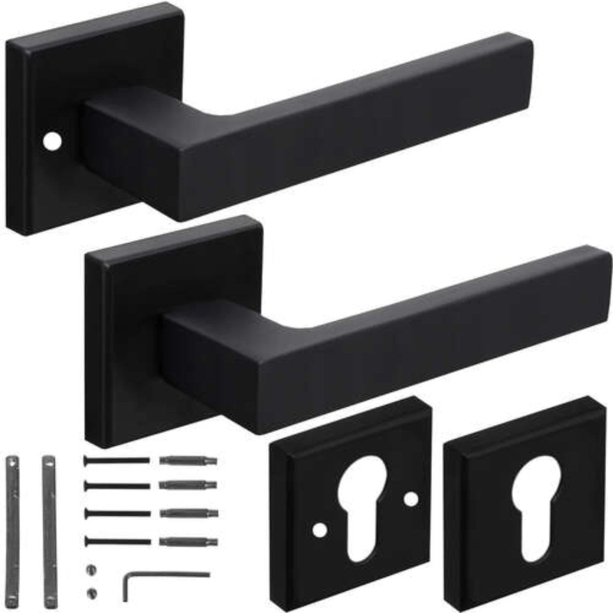 ruhhy-deurhendel-set-2x-stuks-mat-zwart-ijzer-l14-cm-deurgreep-deurkruk_10480370-5