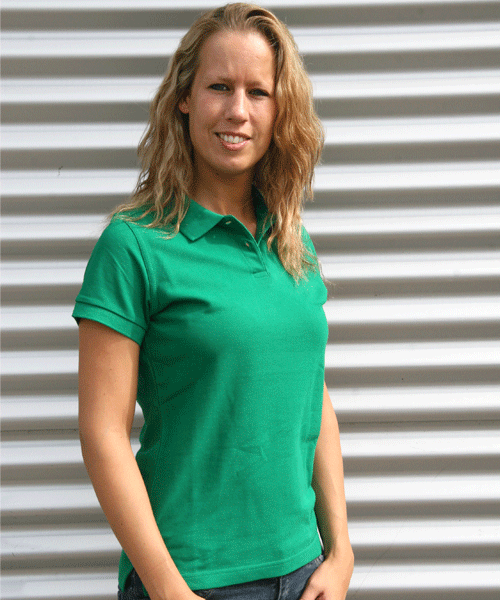 dames-basic-poloshirt-grasgroen-korte-mouw-getailleerd-katoen_10034371