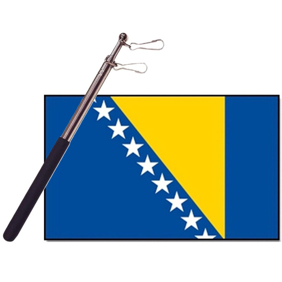 landen-vlag-bosnie-90-x-150-cm-met-compacte-draagbare-telescoop-vlaggenstok-supporters_10427371