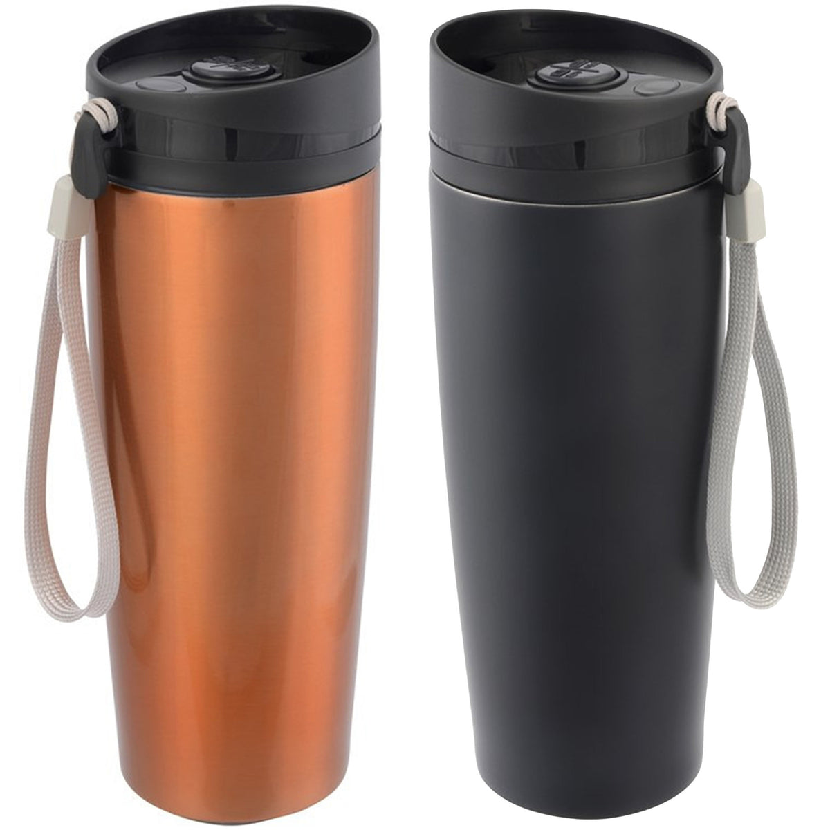 thermosbekers-warmhoud-drinkbekers-2x-stuks-koper-en-zwart-380-ml-isolerende-drinkbekers_10366372