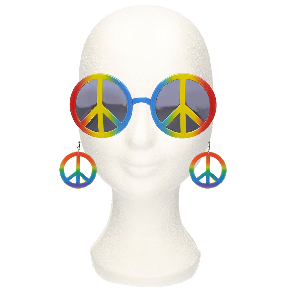 carnaval-sixties-hippie-flower-power-peace-oorbellen-en-zonnebril-verkleed-set_10363379