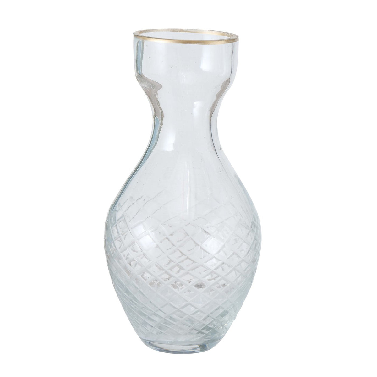 deco-by-boltze-vaas-glas-7x15-cm-bloemenvaas-goudkleurige-rand_10280383