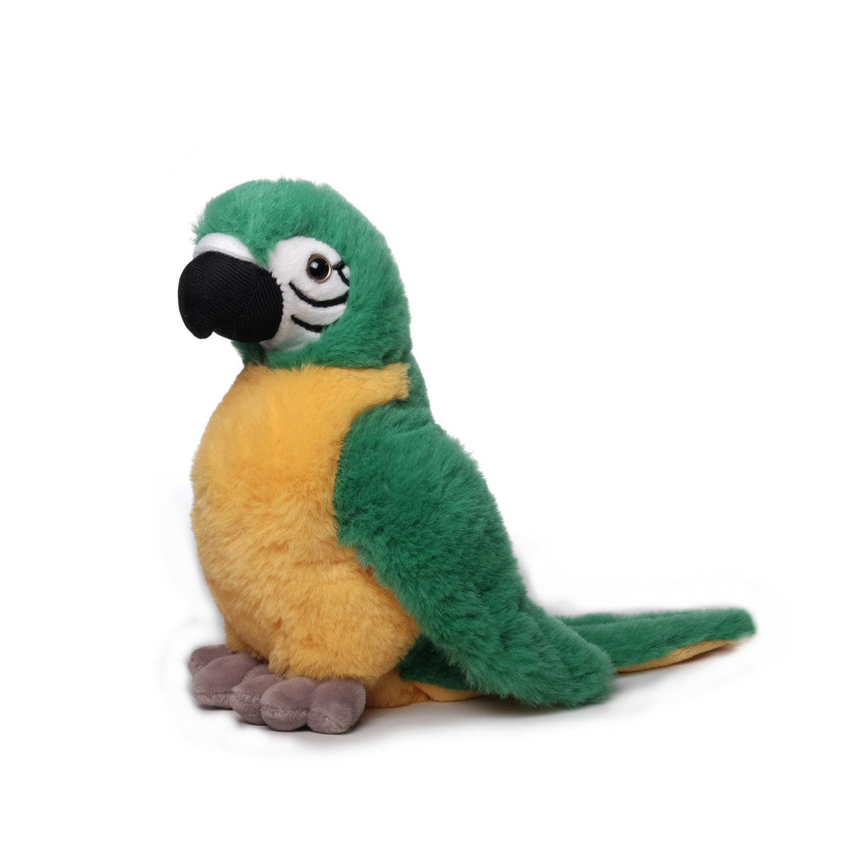 inware-pluche-papegaai-knuffeldier-geel-groen-20-cm-vogel-knuffels_10389401