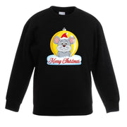 kersttrui-merry-christmas-muis-kerstbal-zwart-kinderen_10130402