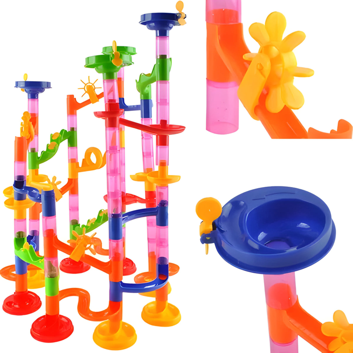 kruzzel-speelgoed-ballenbaan--knikkerbaan-polystyreen-multicolor-35-x-35-x-40-cm_10485409-8