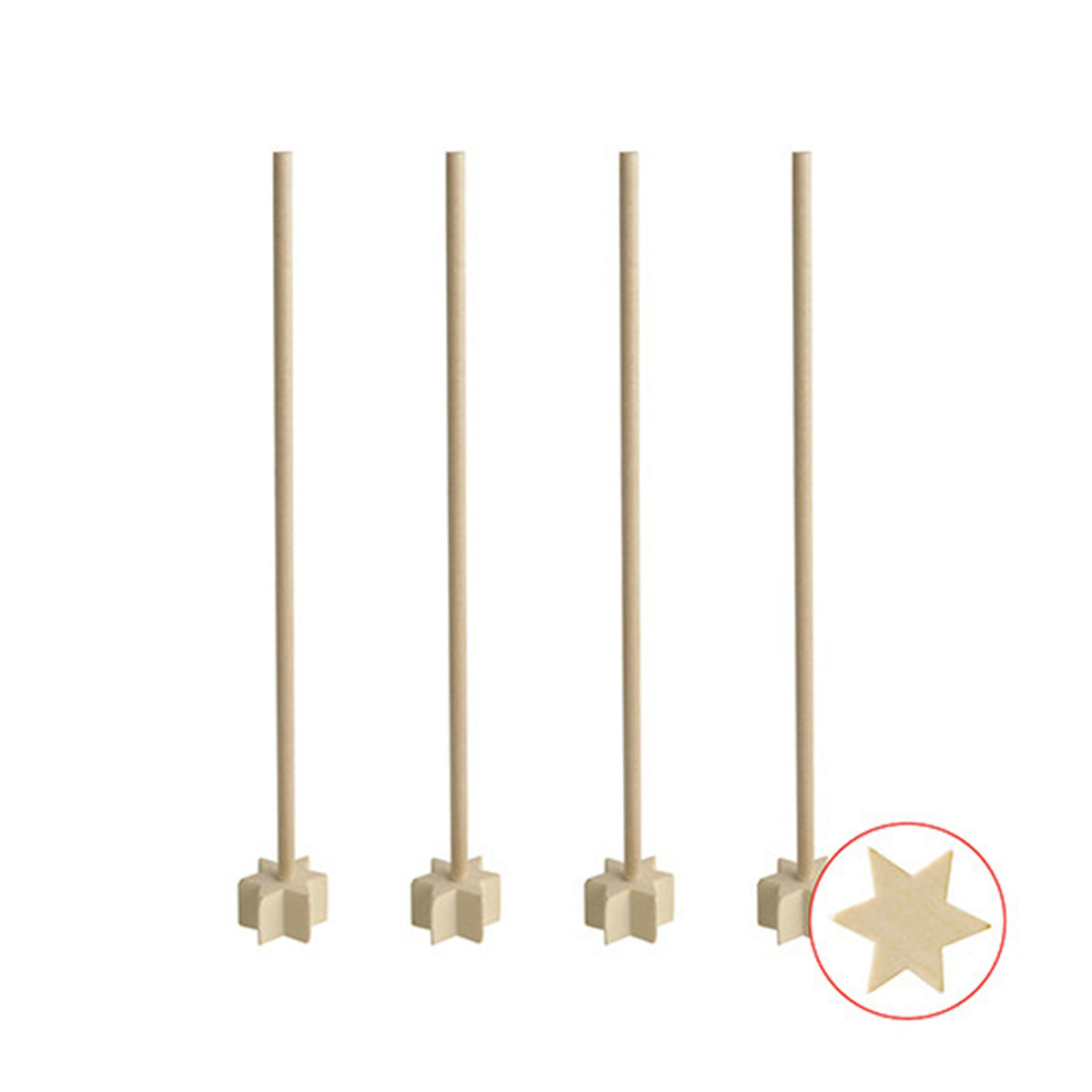 cocktailstampers-50x-hout-ster-vormig-herbruikbaar-17-cm_10361409