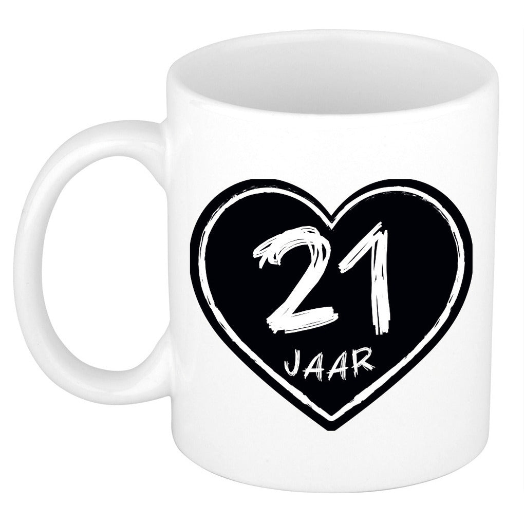 cadeau-mok-beker-21-jaar-verjaardag-keramiek-300-ml_10391414