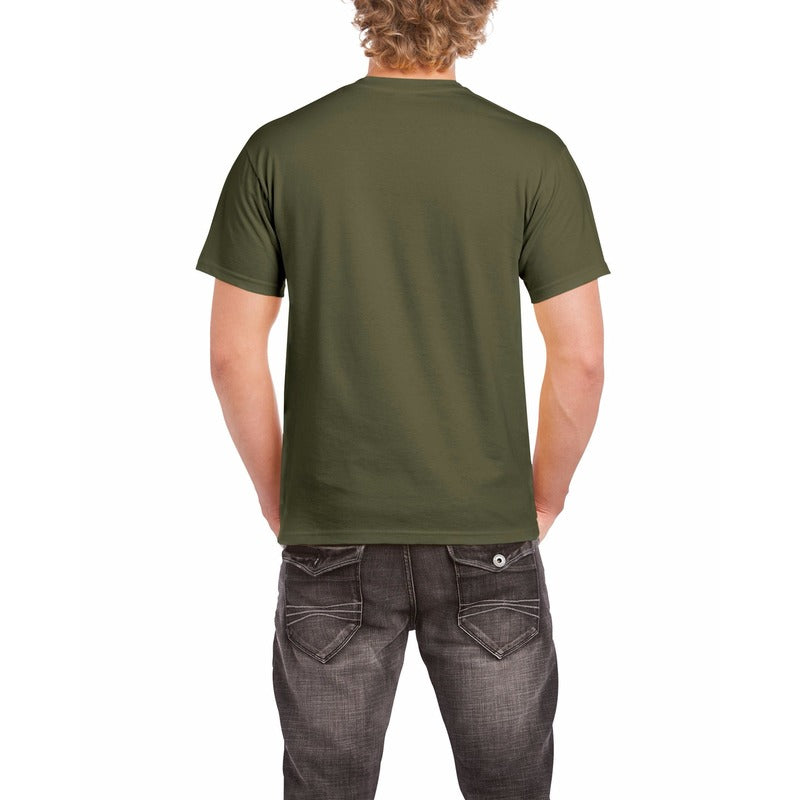 gildan-tshirt-army-groen-heren-zware-kwaliteit-basic-shirt-katoen-korte-mouwen_10091417-1