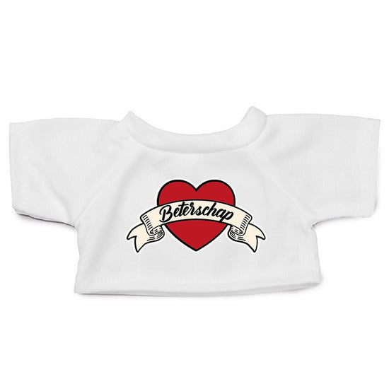 Hug clothing Get well soon heart t-shirt white M for Clothies