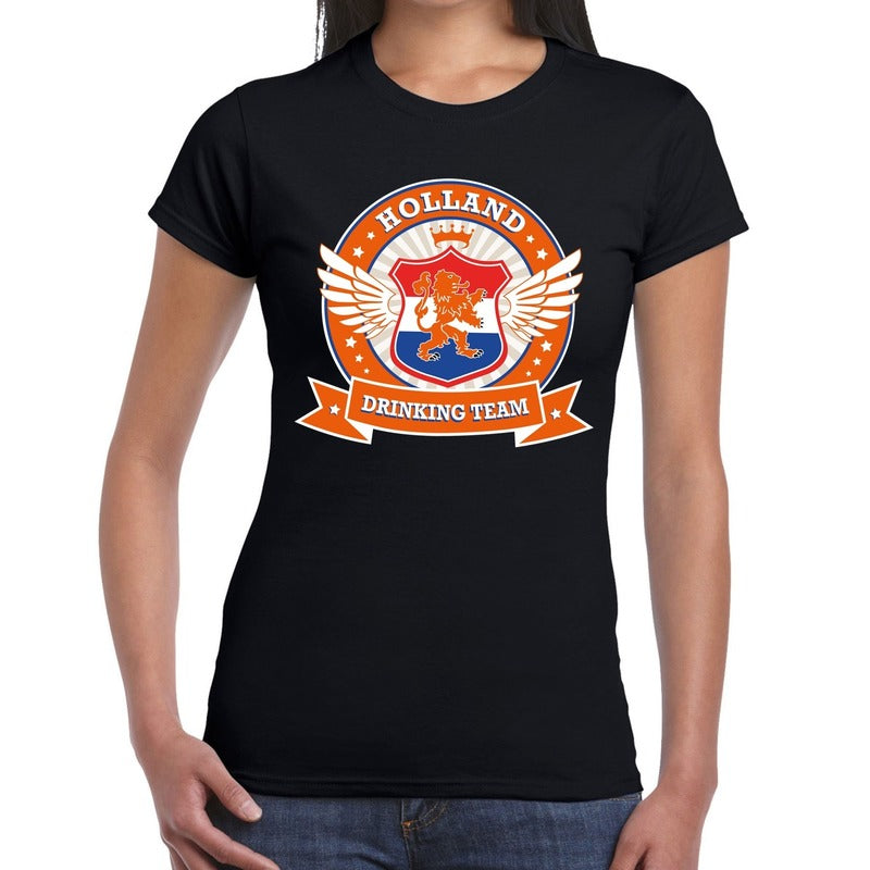 zwart-holland-drinking-team-tshirt-dames_10140421