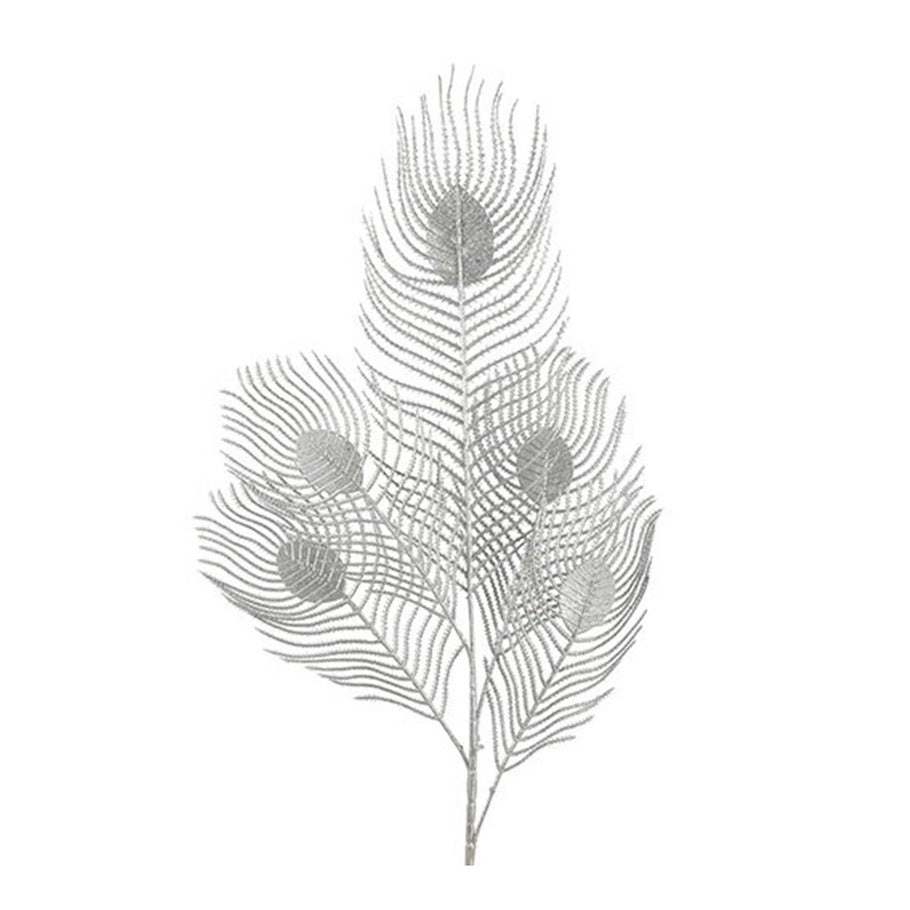 kunst-siertak-pauwvaren-pauwenveer-zilver-84-cm-decoratie-kunst-pluimen_10438422-1