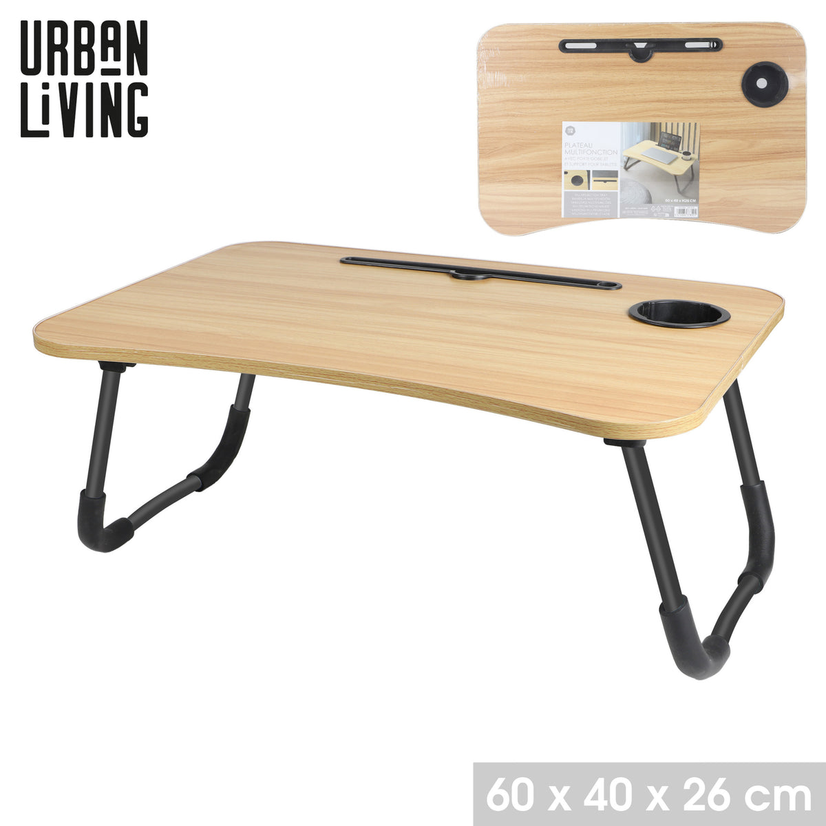 urban-living-laptoptafel--schoottafel--bedtafel-hout-metaal-60-x-40-x-26-cm_10485423