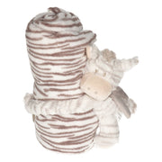 Baby/child blanket with zebra cuddly toy