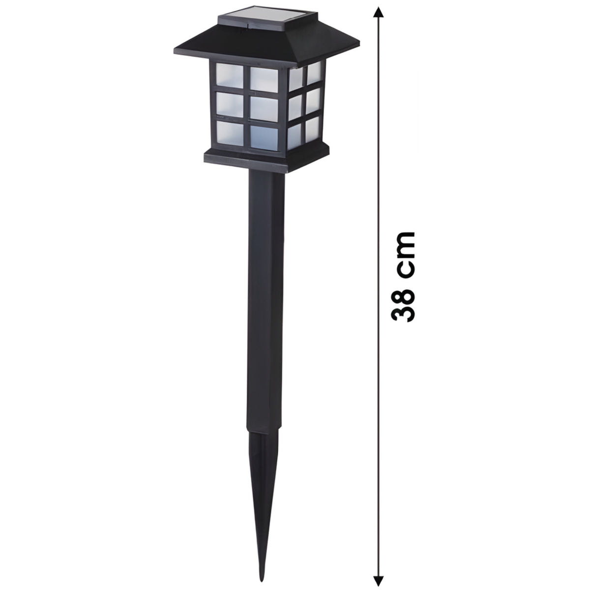 sunnydays-tuinlampen--prikspot-solar-lumio-zwart-kunststof-38-cm_10490435