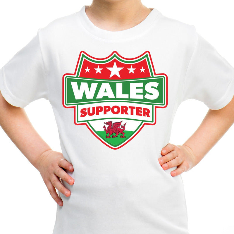 welsh--wales-schild-supporter-tshirt-wit-voor-kinderen_10188438