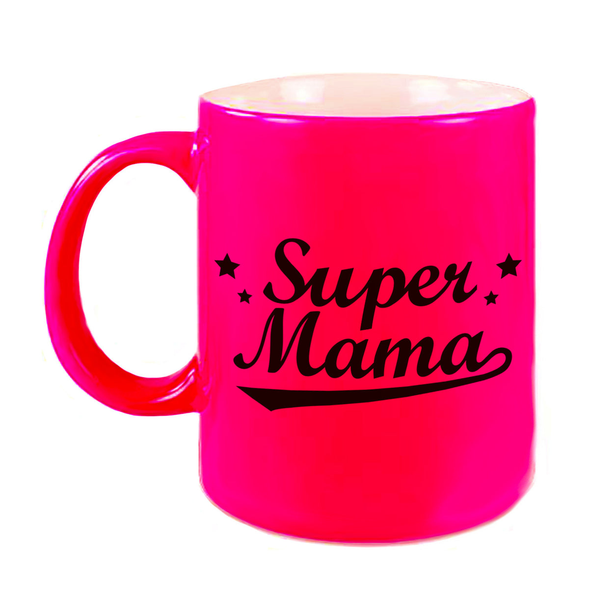 super-mama-mok--beker-neon-roze-voor-moederdag-verjaardag-330-ml_10256448-2