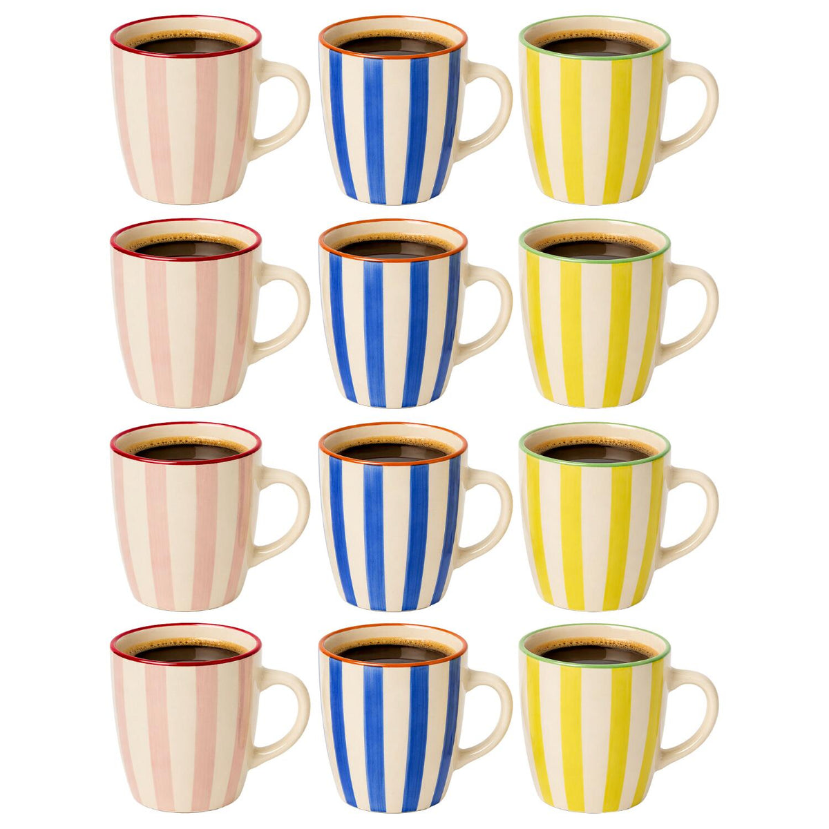home-deco-factory-mokken-dolce-vita-12x-blauw-roze-geel-keramiek-30cl_10495458