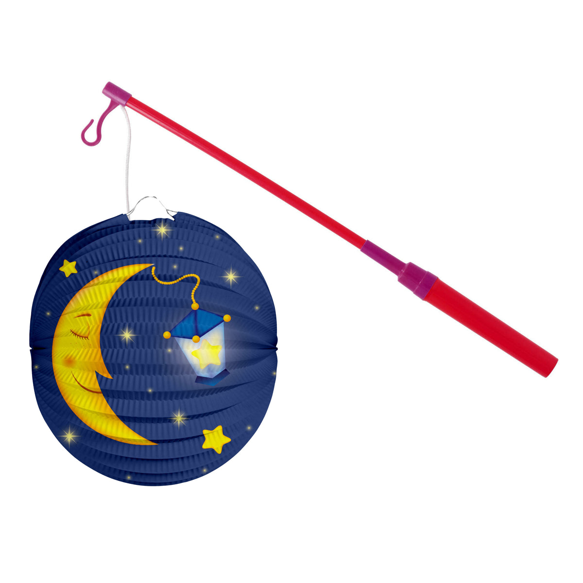 bol-lampion-maan-donker-blauw-22-cm-papier-met-lampionstokje-40-cm_10408458