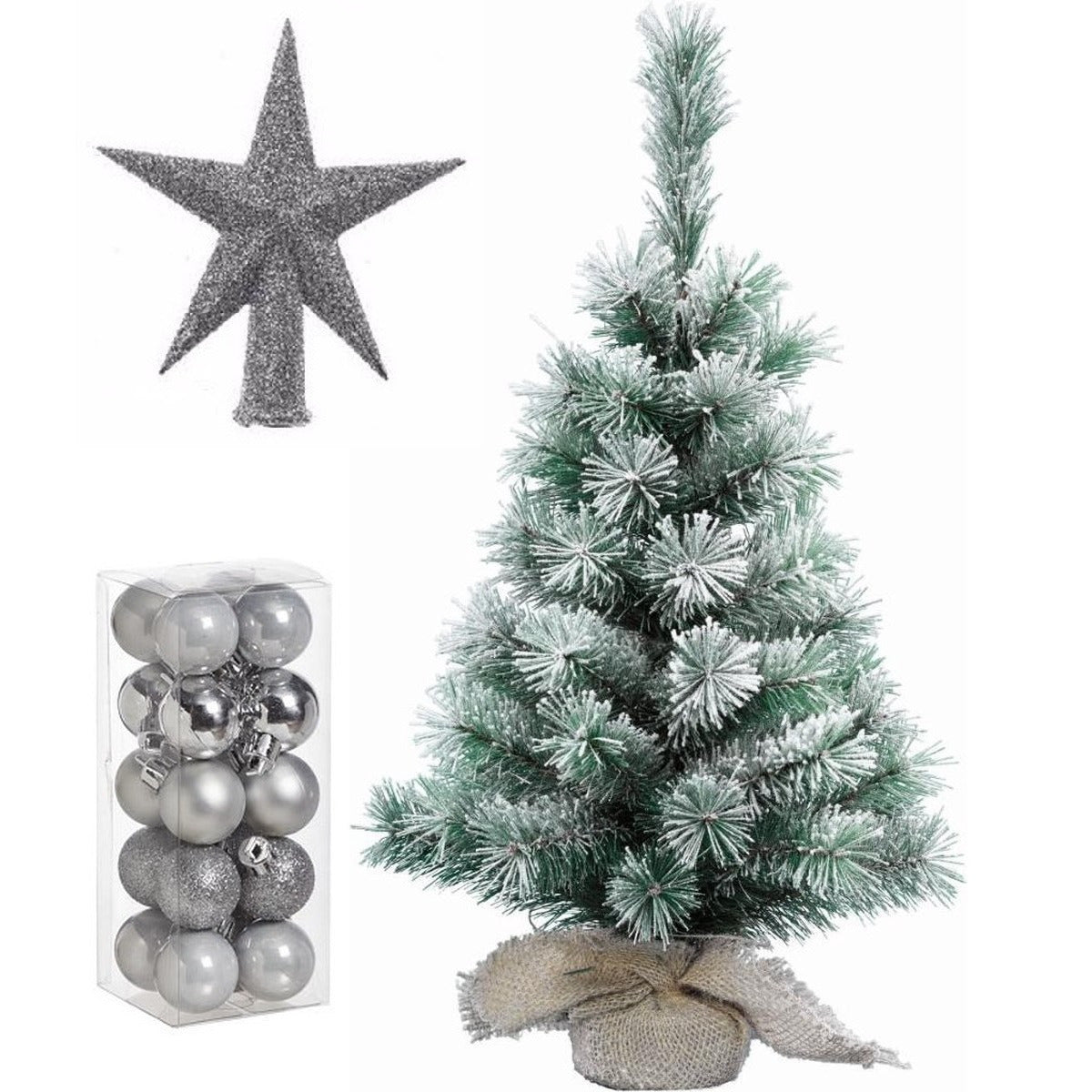 kunst-kerstboom-met-sneeuw-35-cm-in-jute-zak-inclusief-zilveren-versiering-21delig_10320459