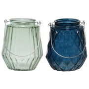 set-van-2x-stuks-theelichthouders-waxinelichthouders-glas-donkerblauw-en-mistgroen-11-x-13-cm_10309462