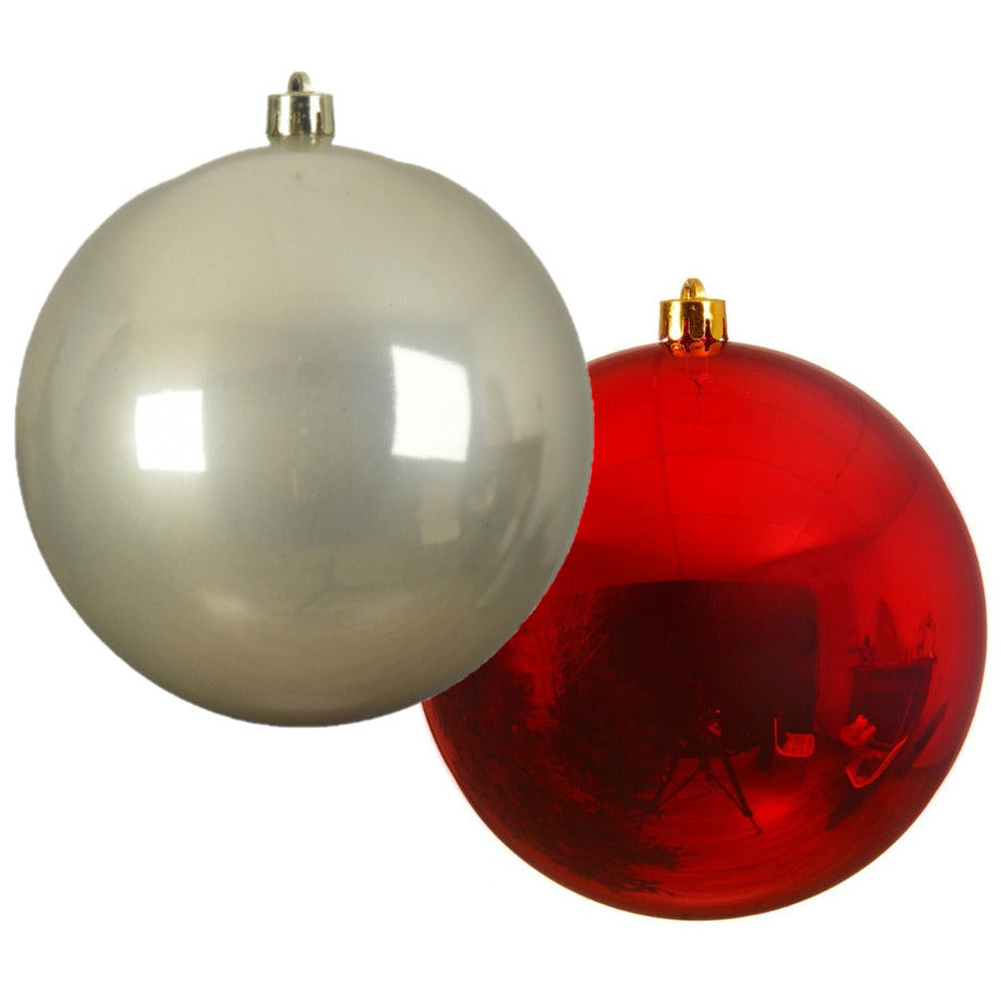 grote-decoratie-kerstballen-2x-st-20-cm-champagne-en-rood-kunststof_10393462