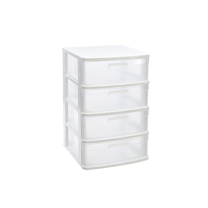 plasticforte-ladeblok-organizer-met-4x-lades-wit-transparant-l40-x-b39-x-h65-cm_10273465