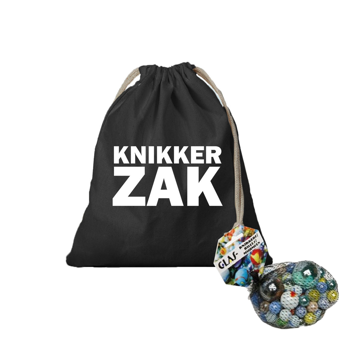 canvas-knikkerzak-knikker-opbergzakje-met-koord-zwart-en-79-knikkers-en-bonken_10320467