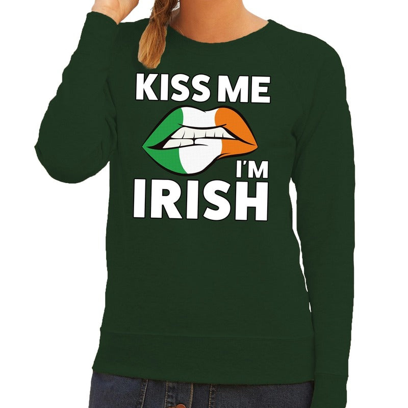 kiss-me-i-am-irish-sweater-groen-dames_10146468