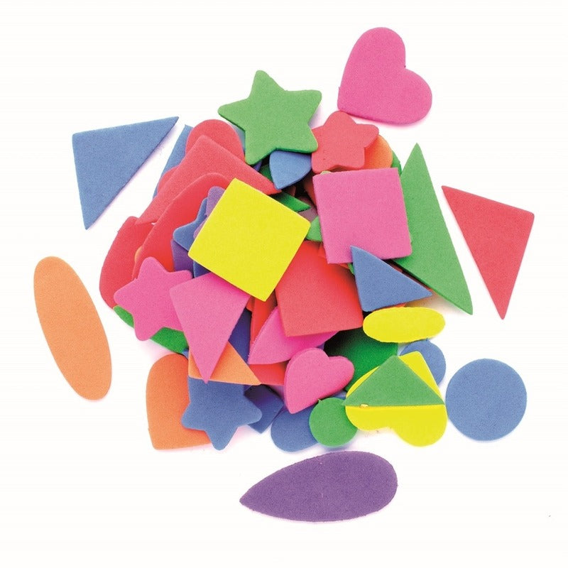foam-rubberen-figuren-gekleurd-120x-stuks-knutselen-met-rondjes-driehoeken-sterren-_10107474