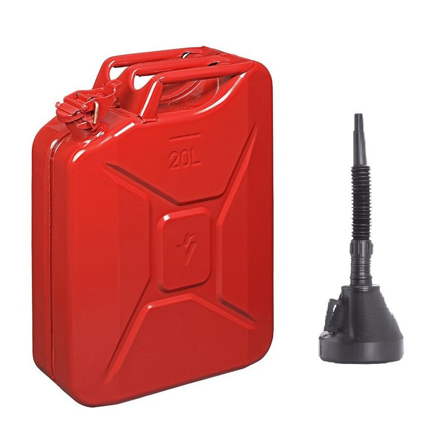 proplus-brandstof-jerrycan-van-metaal-20-liter-rood-benzine-en-diesel-met-dop-en-trechter_10328475