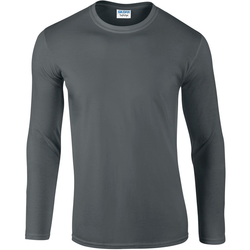 gildan-basics-tshirt-met-lange-mouwen-antraciet-herenkleding-katoen-polyester-dubbel-gestik_10196475