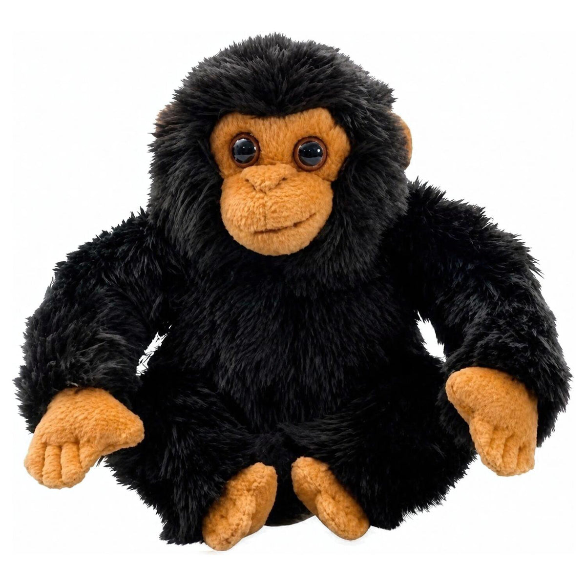 nature-planet-chimpansee-knuffeldier-zwart-pluche-18-cm-apen-aapjes_10040478-2