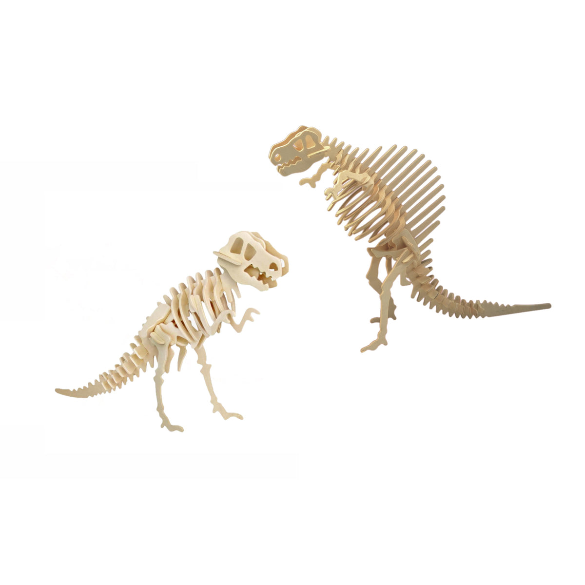 houten-3d-dino-puzzel-bouwpakket-set-trex-en-spinosaurus_10331484