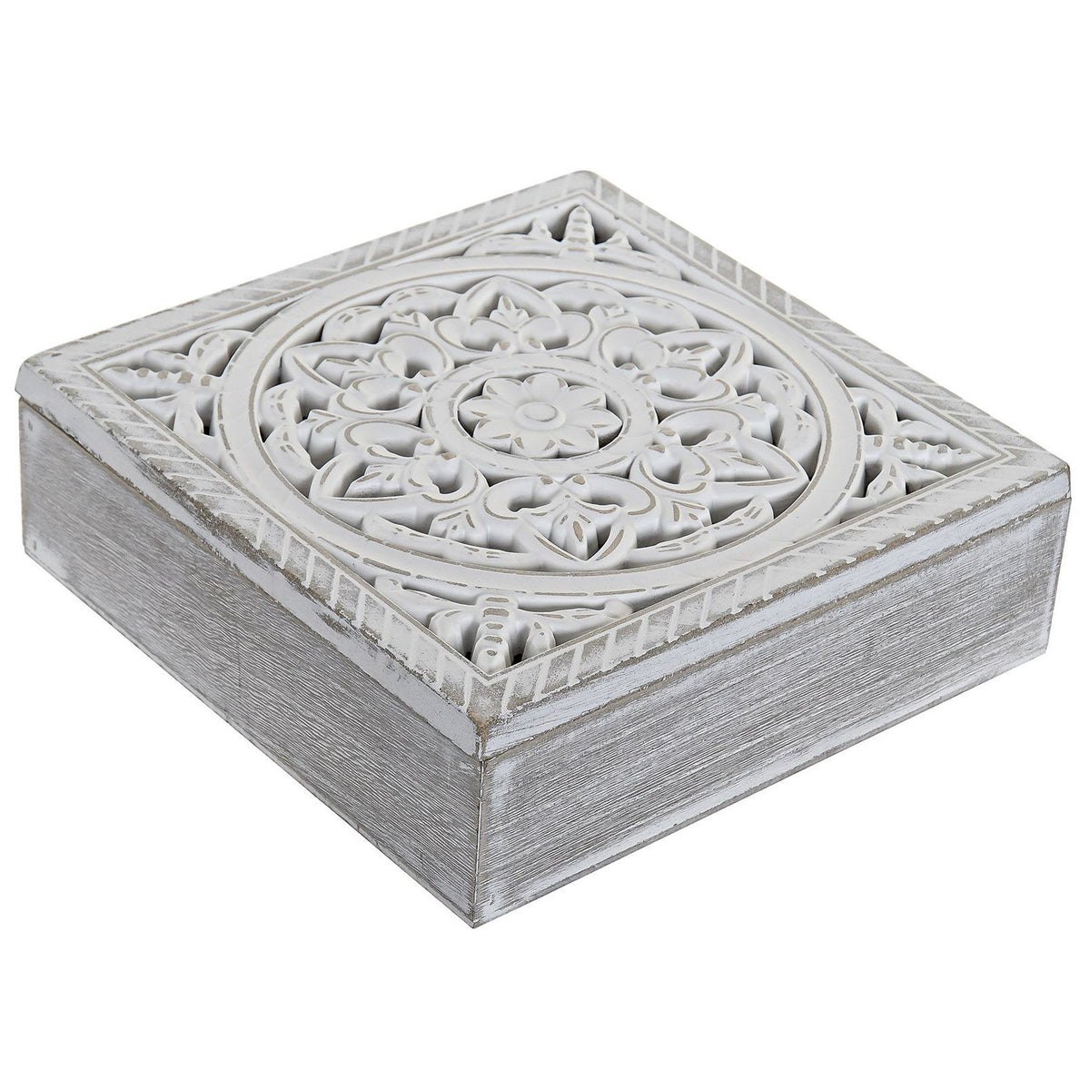 items-theedoos-mandala-wit-9vaks-hout-23-x-23-x-7-cm_10331491-1