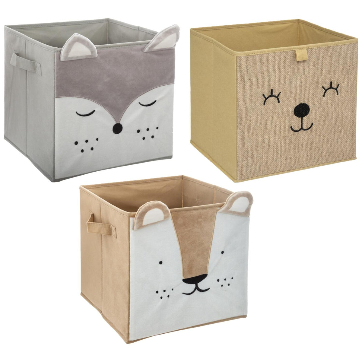 atmosphera-opbergmanden-kastmanden-3x-stuks-voor-kinderkamer-dieren-thema-29-x-29-x-29-cm_10501492