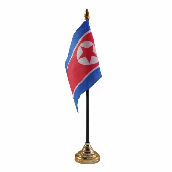 vlag-noord-korea-tafelvlaggetje-10-x-15-cm-met-gouden-standaard-hoogte-27-cm_10088492