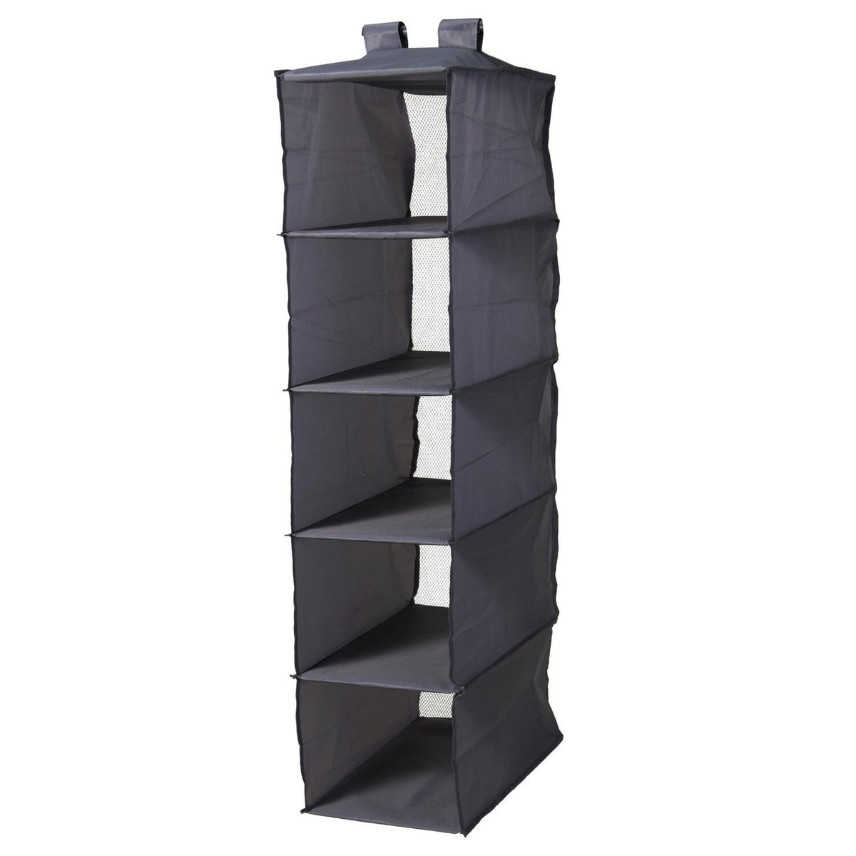 redcliffs-kledingkast-organizer-5-planken-donkergrijs-polyester-opvouwbaar_10498497