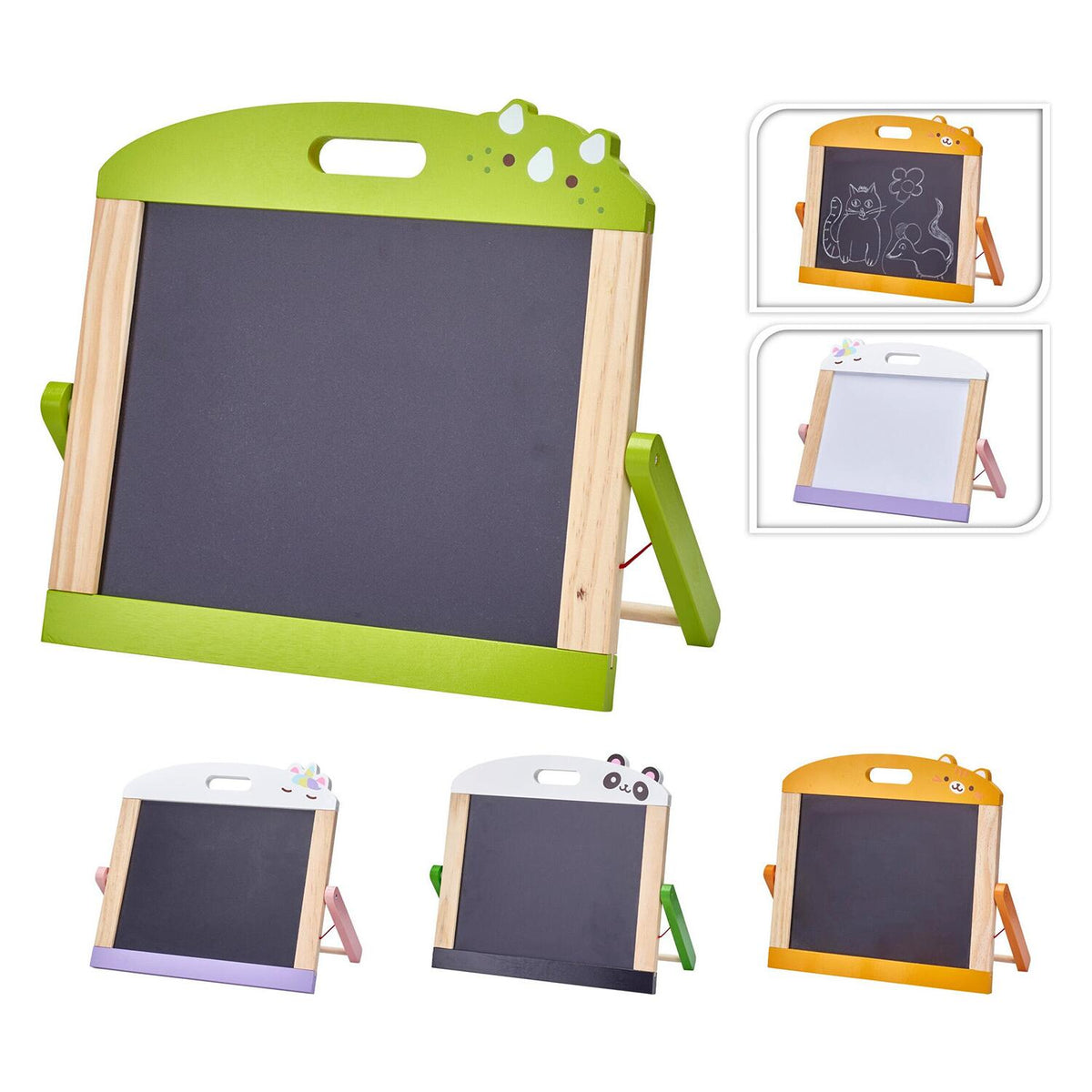 krijtbord-schrijfbord-hout-35-x-27-cm-tekenbord-schoolbord-dieren-thema-dino-groen_10501500-2