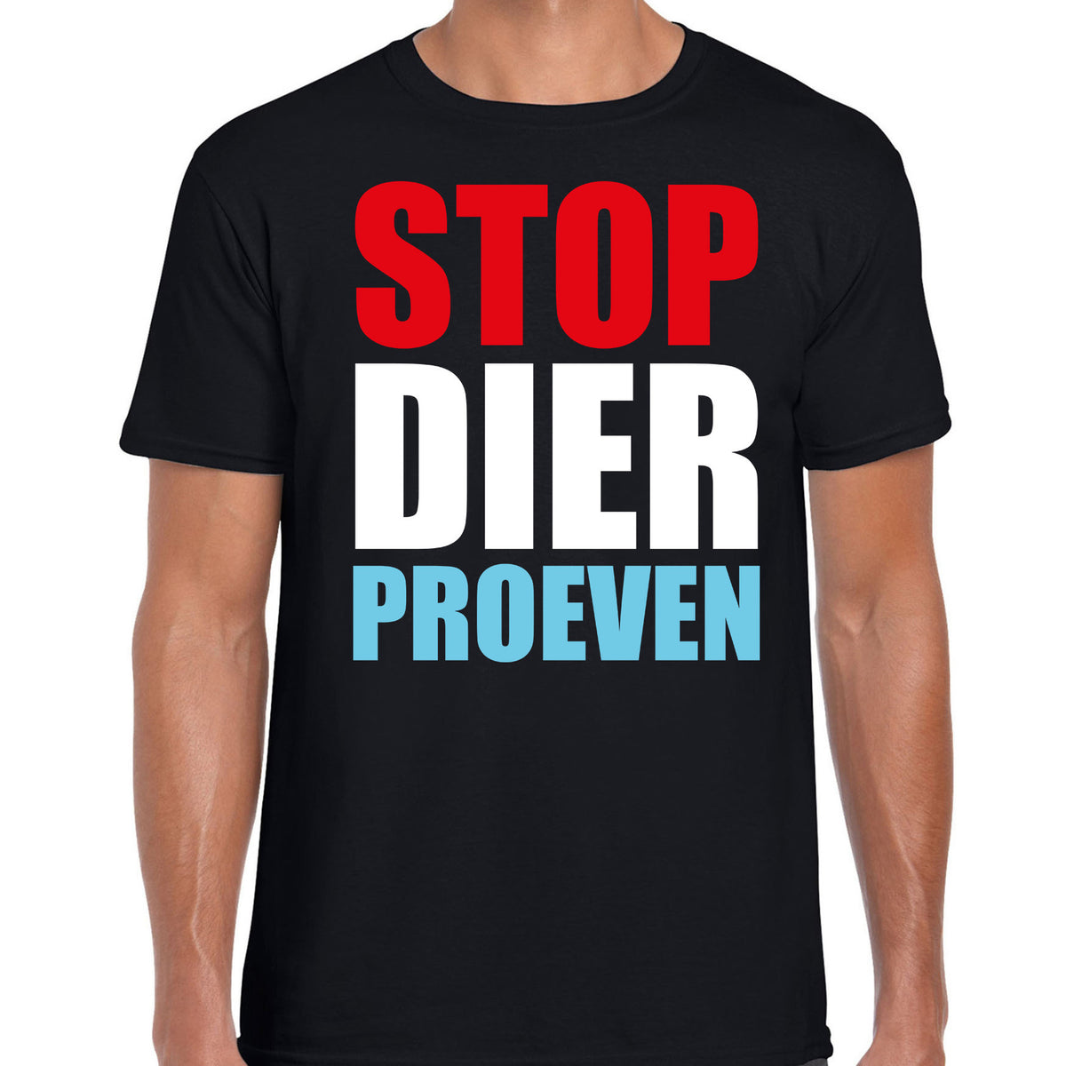 stop-dier-proeven-demonstratie--protest-tshirt-zwart-voor-heren_10212502