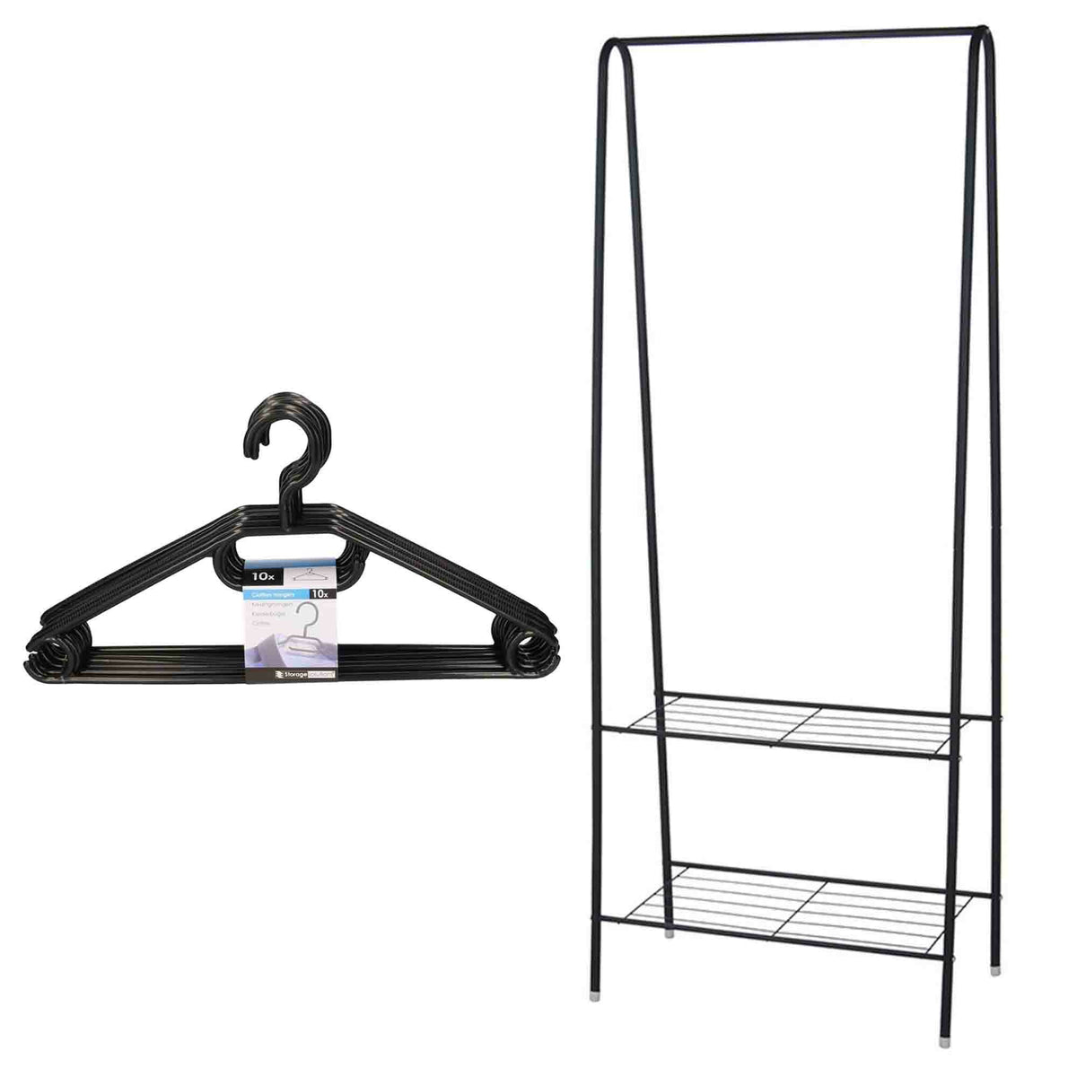set-van-kledingrek-met-plank-en-kledinghangers-metaal-152-cm_10367506