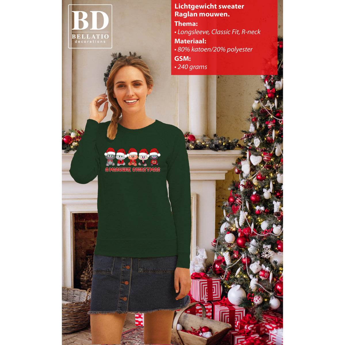 foute-kersttrui--sweater-voor-dames-miauwie-kerstfeest-groen-kerst-poesjes-katten_10449507-1