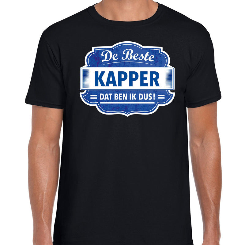 cadeau-tshirt-voor-de-beste-kapper-zwart-voor-heren_10186508