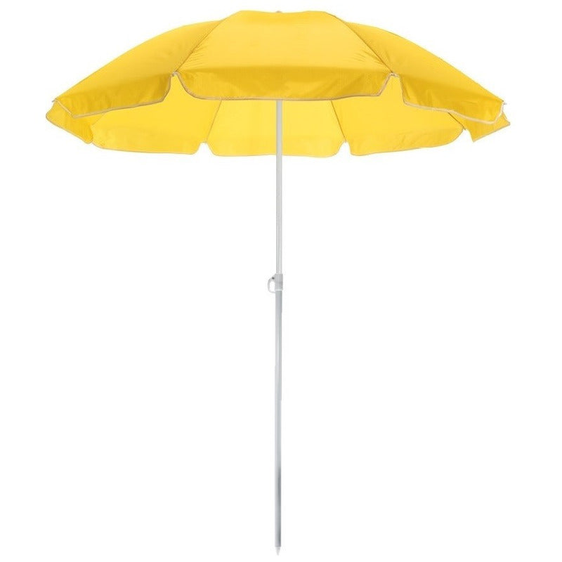 strand-tuin-parasol-geel-d145-cm-verstelbaar-zonbescherming-polyester_10201509