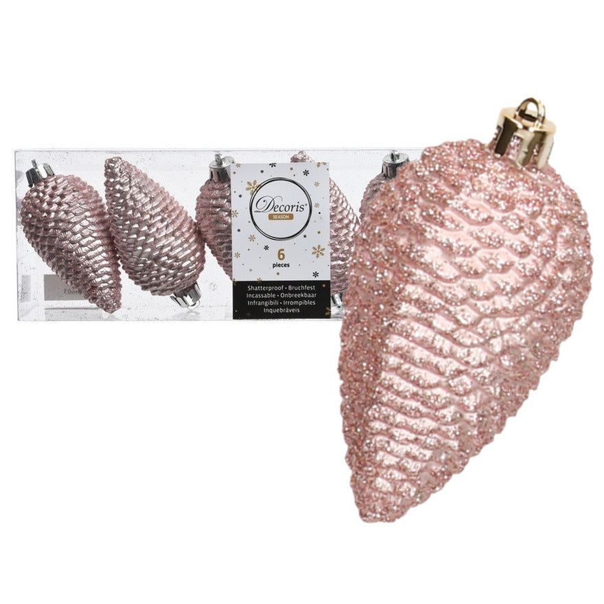 kersthangers-dennenappels-6x-st-lichtroze-glitter-8-cm-kunststof-kerstversiering_10137511-1