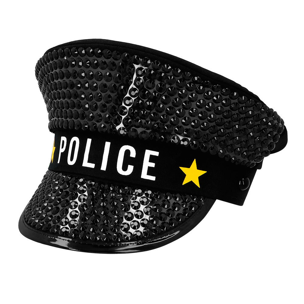 carnaval-verkleed-politie-agent-hoed-sparkle-zwart-voor-volwassenen-politie-thema_10419511-4