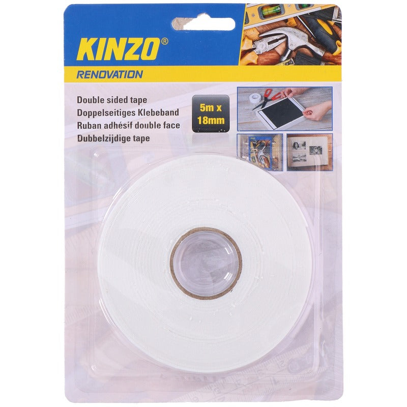 kinzo-dubbelzijdig-tape-18-mm-x-5-meter-montagetape-wit_10169522