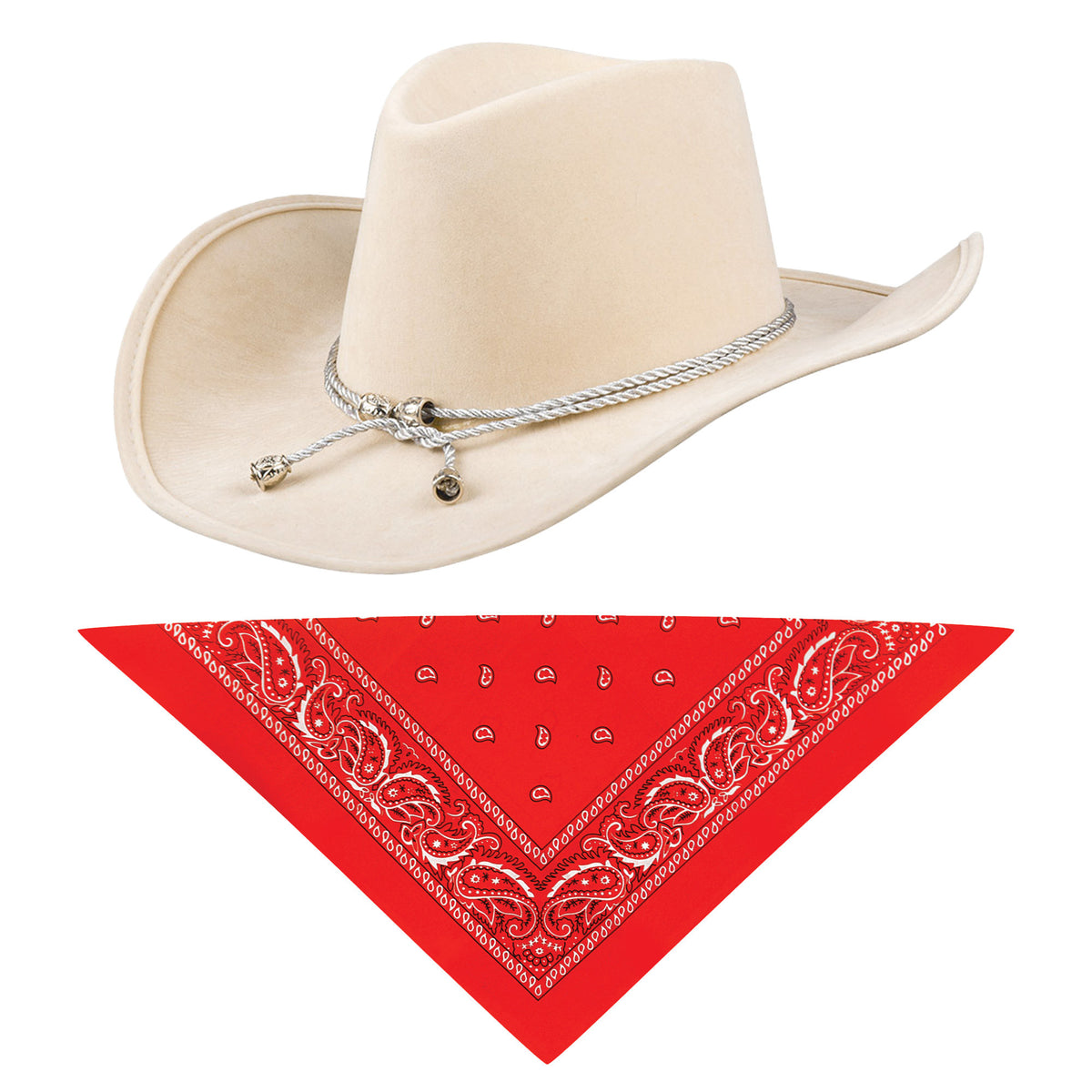 carnaval-verkleedset-cowboyhoed-django-creme-wit-met-rode-hals-zakdoek-voor-volwassenen_10421525